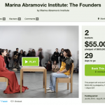marina abramovic kickstarter campaign